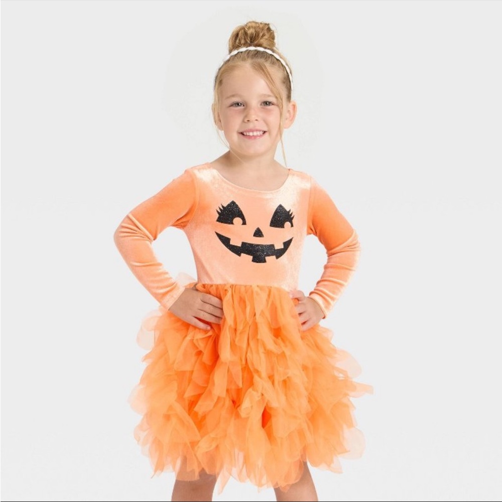 Halloween Pumpkin Tulle Dress